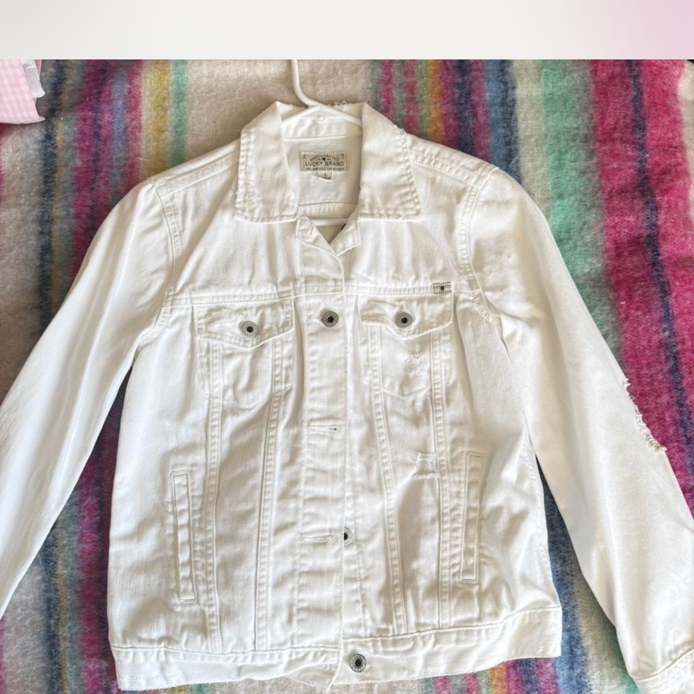 White Denim Jacket